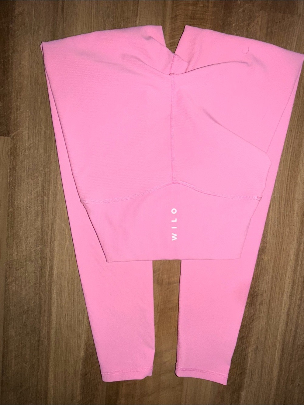 WILO The Label Bubblegum Pink Ribbed Legging & Halter Set π NWT XS - Picture 6 of 9